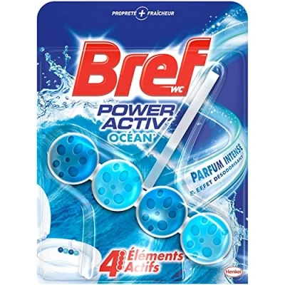 Image de Lot de 10 Powers Activ Océan Bloc WC (50g) Produit Nettoyant Détartrant toilettes