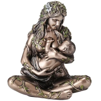 Image de Veronese Design Sculpture Miniature en résine Peinte à la Main Finition Bronze 11 cm