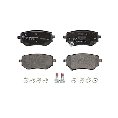 Image de DELPHI LP3402 Jeu de plaquettes frein avec indicateur d&#039;usure tôle anti bruit accessoires NISSAN: NP300 Navara Pick up