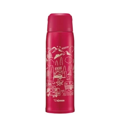 Image de ZOJIRUSHI SJ JS10RA Tasse en acier inoxydable Rouge 18 8
