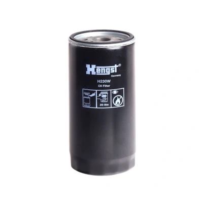 Image de HENGST FILTER H230W Filtre à huile M30x2 vissé IVECO: Stralis, Trakker, EuroTech MH
