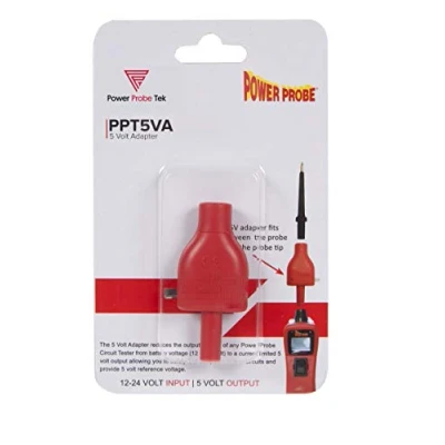 Image de Power Probe PPT5VA Adaptateur 5V Réduit la Tension de Sortie du testeur connecté à Votre Batterie 12 24V 5 Volts.