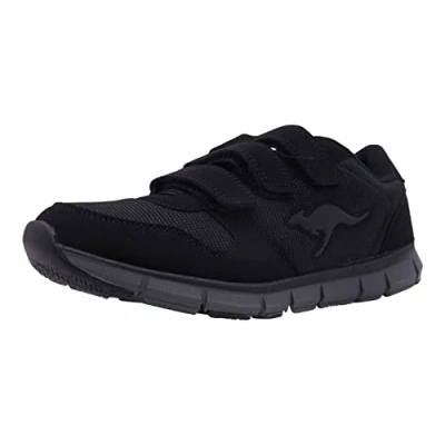Image de KangaROOS Mixte K bluerun 701 B Baskets Basses, Noir Noir/Gris foncé (522), 36 EU