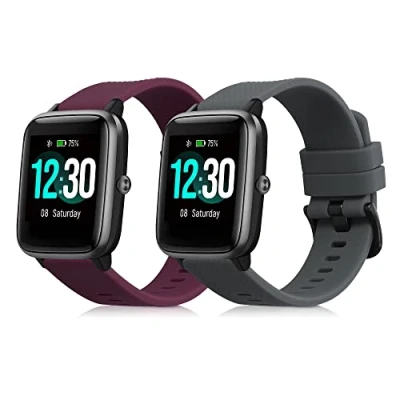 Image de kwmobile Bracelet Compatible avec Willful Fitnesstracker/Smartwatch 2X de Rechange en Silicone pour Fitness Tracker