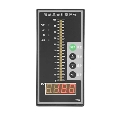 Image de Affichage, T80 AC220V 4 20mA Affichage de colonne lumineuse Transmetteur intelligent niveau pression, installation et utilisation faciles puissantes