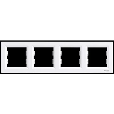 Image de Schneider electric eph5800421 Cadre 4 éléments, blanc