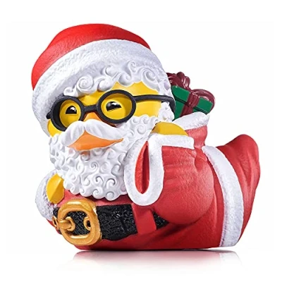 Image de TUBBZ Figurine de Canard Père Noël à Collectionner Produit Officiel Numskull Cadeau Unique en Vinyle édition limitée