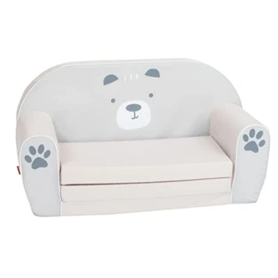 Image de KNORRTOYS.COM Knorrtoys 68480 Canapé pour Enfant Motif Ours Paul, Coton Mousse