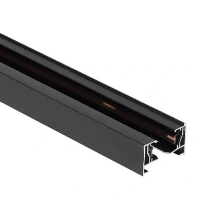 Image de EDO avec SEVA System Éclairage de Plafond 85 265V, Barre Bus Monophasée en Saillie 1.9m, Rails Spots, Rail Monophasé Noir IP20 Modèle EDO777410