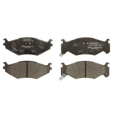 Image de BOSCH 0 986 424 892 Jeu de plaquettes frein Low Metallic avec indicateur d&#039;usure tôle anti bruit, instructions montage