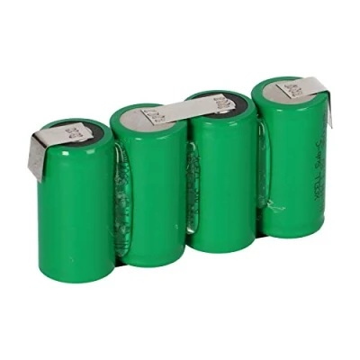 Image de Lot de 4 batteries NiMH Sub C 3600 mAh 4,8 V avec cosses à souder F1x4