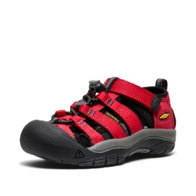 Image de KEEN Newport H2, Sandale Mixte Enfant, RIBBON RED/GARGOYLE, 38