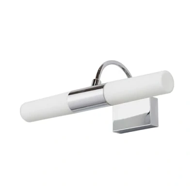 Image de Lindby Applique Murale Devran à intensité variable (Moderne) en Argent Métal e. a. pour salle de bain (à 2 lampes, G9), Luminaire bain, Lampe WC