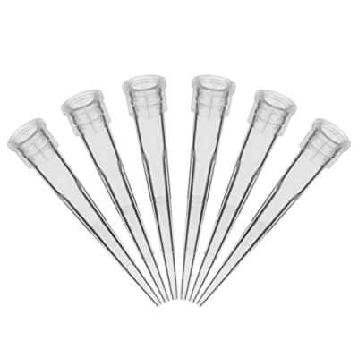 Image de Labasics 10 µL Conseils de Pipettes, 120 pcs Polypropylène Universel Pipettes Tips Lab Effacer les Pipette Transfert Liquide pour Chimie Laboratoire