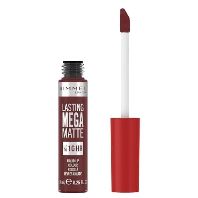 Image de Rimmel London Lasting Mega Matte Rouge à lèvres liquide, longue tenue, hydratant, formule vegan 860 Urban Affair, 7,4 ml