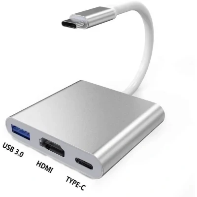 Image de Adaptateur USB C vers HDMI Non spécifié 4K 3.0 Charge PD Aluminium