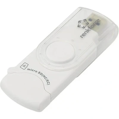 Image de Renkforce RF 3285273 Lecteur de carte mémoire externe USB 3.2 (1è gén.) (USB 3.0) blanc