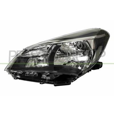 Image de PRASCO TY3294804 Phares gauche H4 noir avec commande pour correcteur de site projecteur