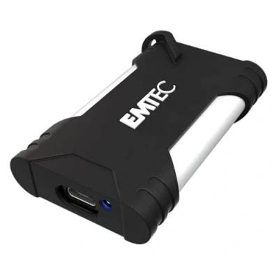 Image de EMTEC Disque SSD Externe X210G Gaming Portable 1 To, TB ECSSD1TX210G USB C 3.2 Gen2 Jusqu&#039;à 1100MB/s 3D NAND Flash Stockage Documents, Musique, Vidéos HD Nomade
