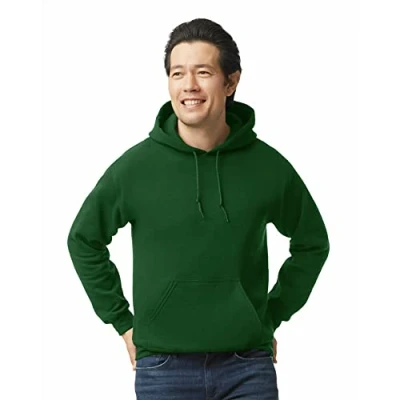 Image de Gildan Fleece Hoodie Sweatshirt, Style G18500, Multipack Capuche, Vert forêt (Lot de 1), X Large Mixte