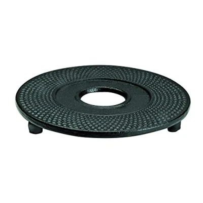Image de IBILI 621000 Oriental Support pour Théière Fonte Noir 13 x 7 cm