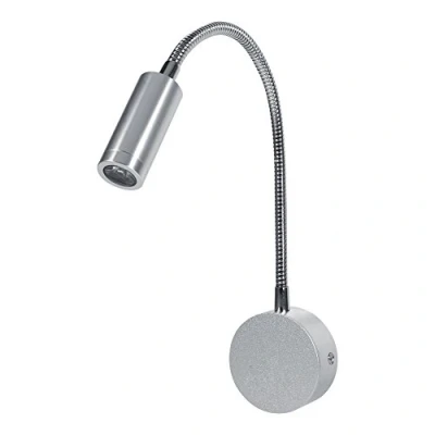 Image de Tnfeeon AC85 265V Lampe Chevet Murale Applique LED de Lecture Liseuse avec Col Cygne Flexible Câblage(1W Warm White)