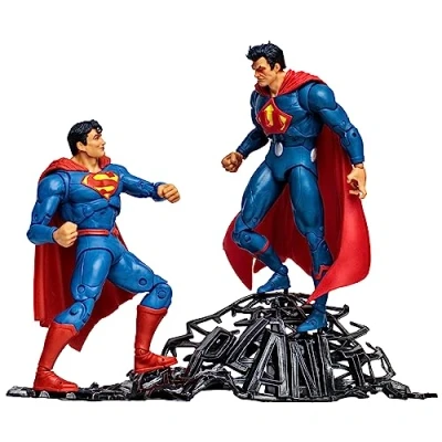 Image de DC Multiverse Multipack Figurine Superman vs of Earth 3 (Gold Label) 18 cm