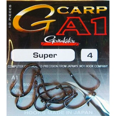 Image de Gamakatsu G Carp A1 Super Hook (10 pcs) Taille : 8