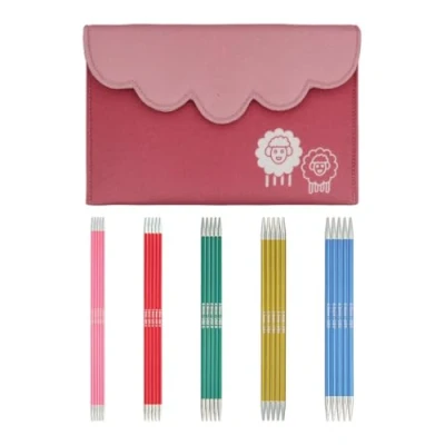 Image de Ensemble d&#039;aiguilles à tricoter double pointe KnitPro, Zing, 15 cm, lot de 5