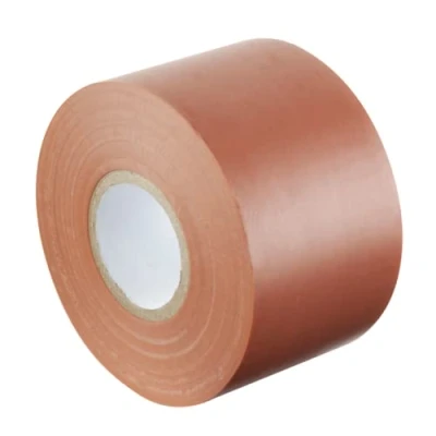 Image de GOCABLETIES Ruban adhésif isolant électrique marron 50 mm x 33 m Résistant, autocollant Protèger, regrouper, réparer des câbles 1 rouleau