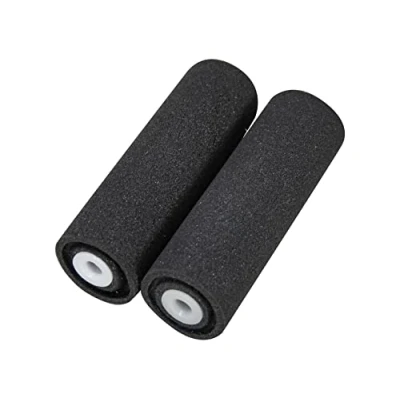 Image de Faithfull FAIRMINI2FOA Concave Foam Mini Roller Refills 100mm (4in) Twin Pack. for gloss paints on smooth surfaces