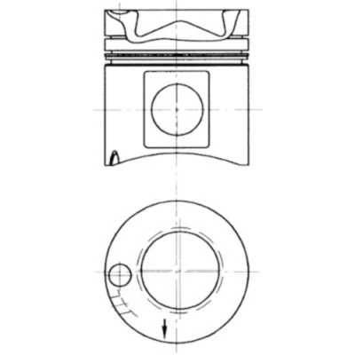 Image de KOLBENSCHMIDT 93171960 Kit de réparation, Piston / Chemise cylindre