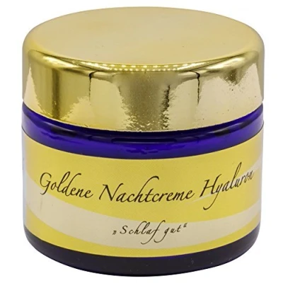 Image de chi enterprise Crème de nuit dorée à l&#039;acide hyaluronique 50 ml I Soin la peau doux et naturel pour un teint plus jeune uniforme pendant Avec acide base plantes