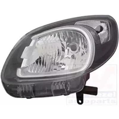 Image de VAN WEZEL 4412963 Phares gauche H4 limpide pour circulation à droite sans commande correcteur de site projecteur P43t RENAULT: Kangoo II Express