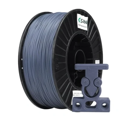 Image de eSUN ABS+ Filament 1.75mm, Imprimante 3D ABS Plus, Précision Dimensionnelle +/ 0.05mm, 2.5KG Bobine d&#039;impression pour 3D, Gris