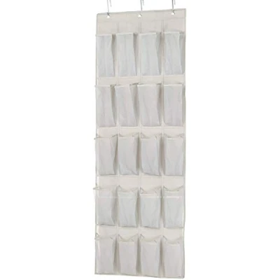 Image de Amazon Basics Rangement de pour dessus la porte Convient à 20 chaussures taille moyenne, Blanc