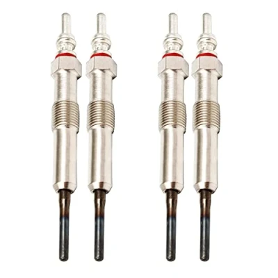 Image de (Lot de 4) Bougie préchauffage compatible avec Dokker Duster Logan Lodgy Sandero Classe A B CLA Citan Qashqai Micra Note Clio 3 Captur Kadjar Kangoo Laguna Talisman Twingo 1,5 DCI 1,5l