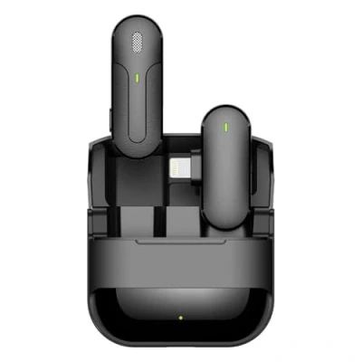 Image de Microphone Cravate sans Fil avec étui de Chargement Portable, 70 Pieds pour Enregistrement vidéo, vlogging, Youtube, interviews, autonomie 6 Heures et Mini antibruit