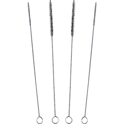 Image de fancility® Lot de 4 brosses nettoyage 3 mm et 7 diamètre pour conduites lait des machines à café automatiques, par exemple Miele Jura Siemens Krups Saeco Melitta Bosch Nivona, groupe