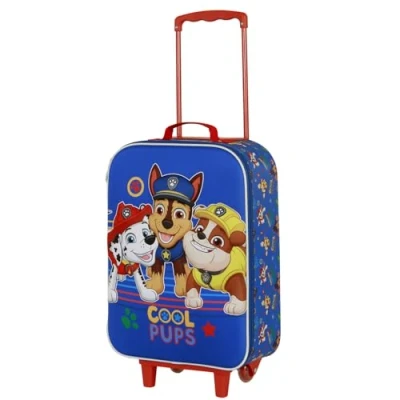 Image de Karactermania Paw patrol COOL SOFT Trolley Suitcase Valise à roulettes pour enfants, Taille: One Size, blue