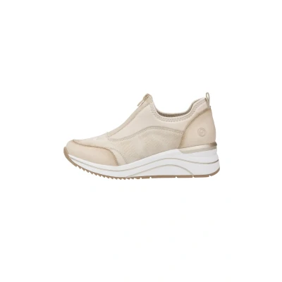 Image de Remonte Baskets basses D0T08 pour femme, semelle lâche, Beige Combi 61, 36 EU Large