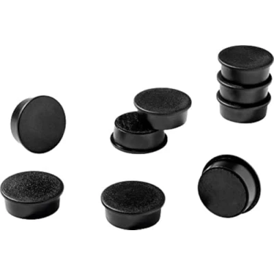 Image de Durable 475501 Aimant Rond 37 mm Force 3000 Noir Lot de 20 Magnets