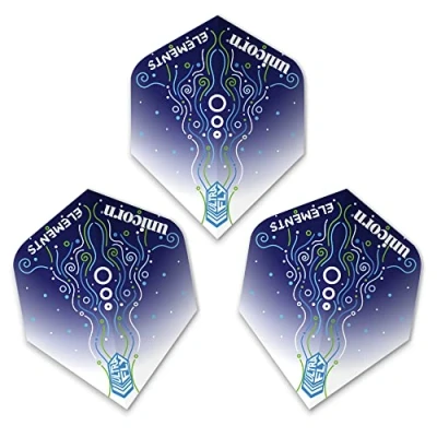 Image de Unicorn Ailettes de fléchettes Ultrafly Design Hydrostorm Elements Forme Standard Plus Polyester Pet 100 microns Ultra Durable
