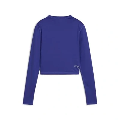 Image de Puma Intergalactic TOP Tshirt à manches longues, Femme, Taille: XS, Lapis lazuli