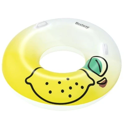 Image de Bouée BESTWAY Citron Fresh Squeezed 99 cm Jaune Pour enfants à partir de 6 ans