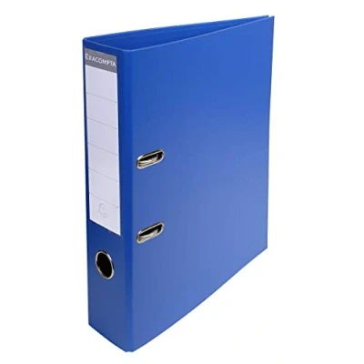 Image de Exacompta Réf. 53074E Carton de 10 Classeurs à levier A4 Prem&#039;Touch Dos 70 mm Mécanique 75 Dimensions extérieures : 32 x 29 7 cm Format classer couleurs vives assorties