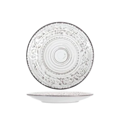 Image de H&amp;h courtyard set 6 piatti frutta bianchi cm 21