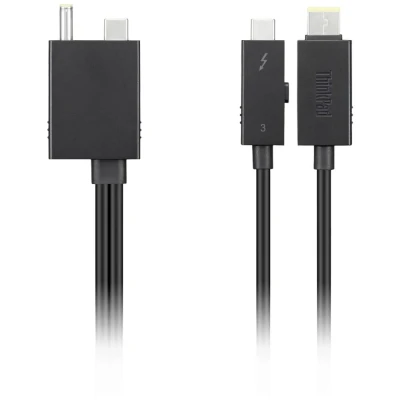 Image de Câble Thunderbolt 4 LENOVO 4X91K16970 0,7 m 40 Gbit/s Noir