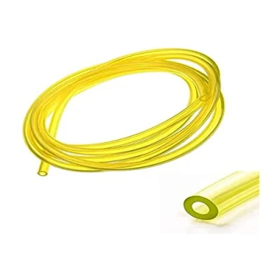 Image de cyclingcolors durite essence 2mm intérieur x 4mm 1m jaune transparent tondeuse tracteur débroussailleuse tronçonneuse coupe bordure souffleur taille haie thermique tuyau carburant