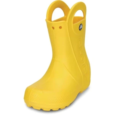 Image de Crocs Handle IT RAIN BOOT KIDS Bottes en caoutchouc pour enfants, Taille: 28/29, Yellow Matière synthétique